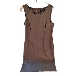 Ladies Women's Kasper Gray Sheath Dress Fitted Size 6